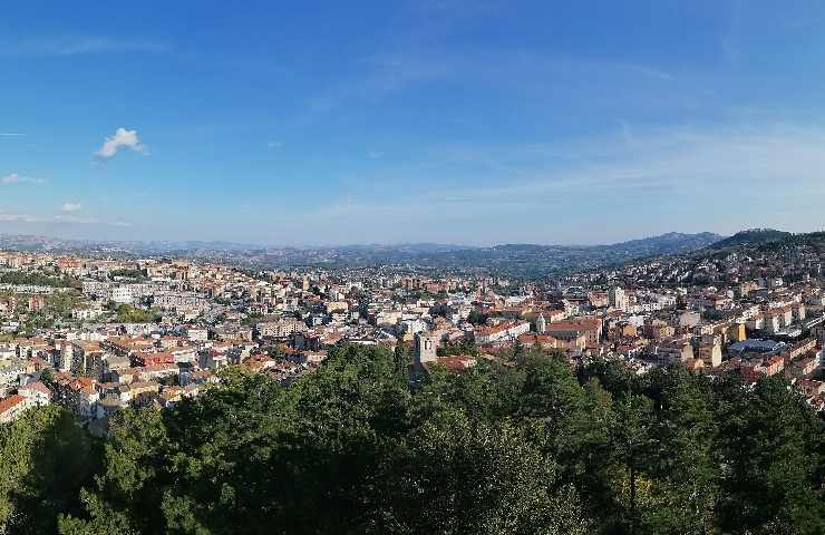 La città di Campobasso, capoluogo di regione del Molise