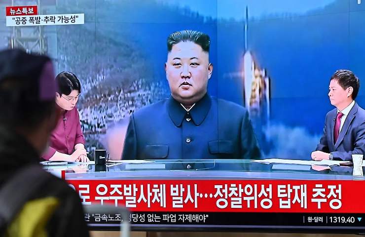 Kim Jong-un in televisione
