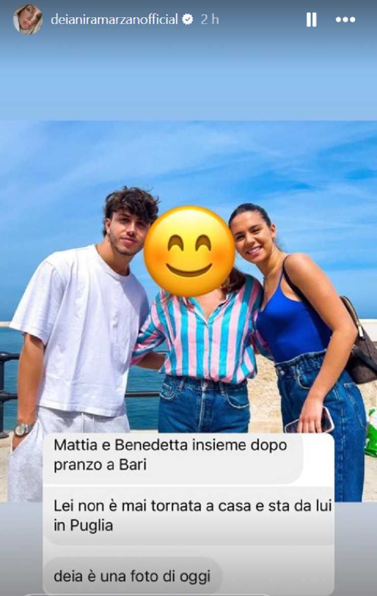 Amici, coppia ballerini amore gonfie vele