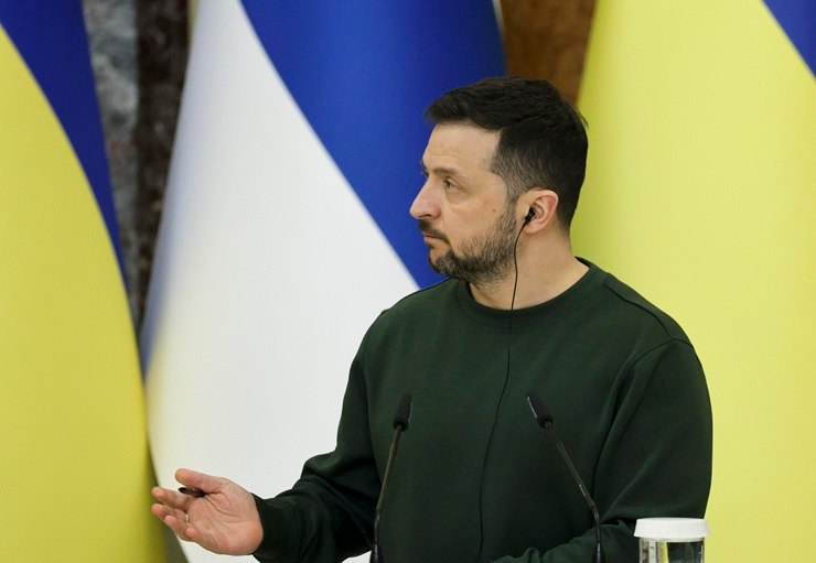 Il presidente ucraino Zelensky